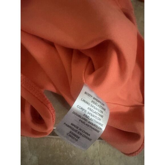 NWT House Of Harlow XL Stretch Coral V Neck Bodysuit - Picture 3 of 3